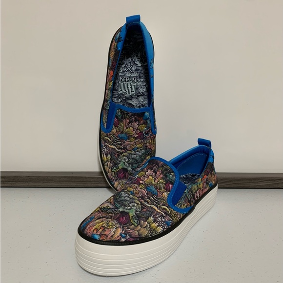 Sperry × Kerby Crest Twin Gore Utopia Platform Slip-On Sneakers-Size 6.5 NWOT - Picture 7 of 13